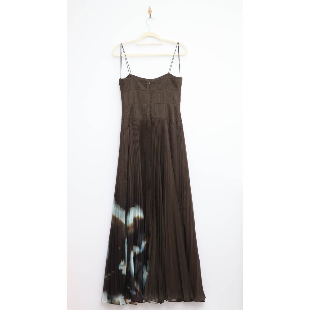 AMUR Sue Pleated Gown Size 4 - Picture 7 of 10
